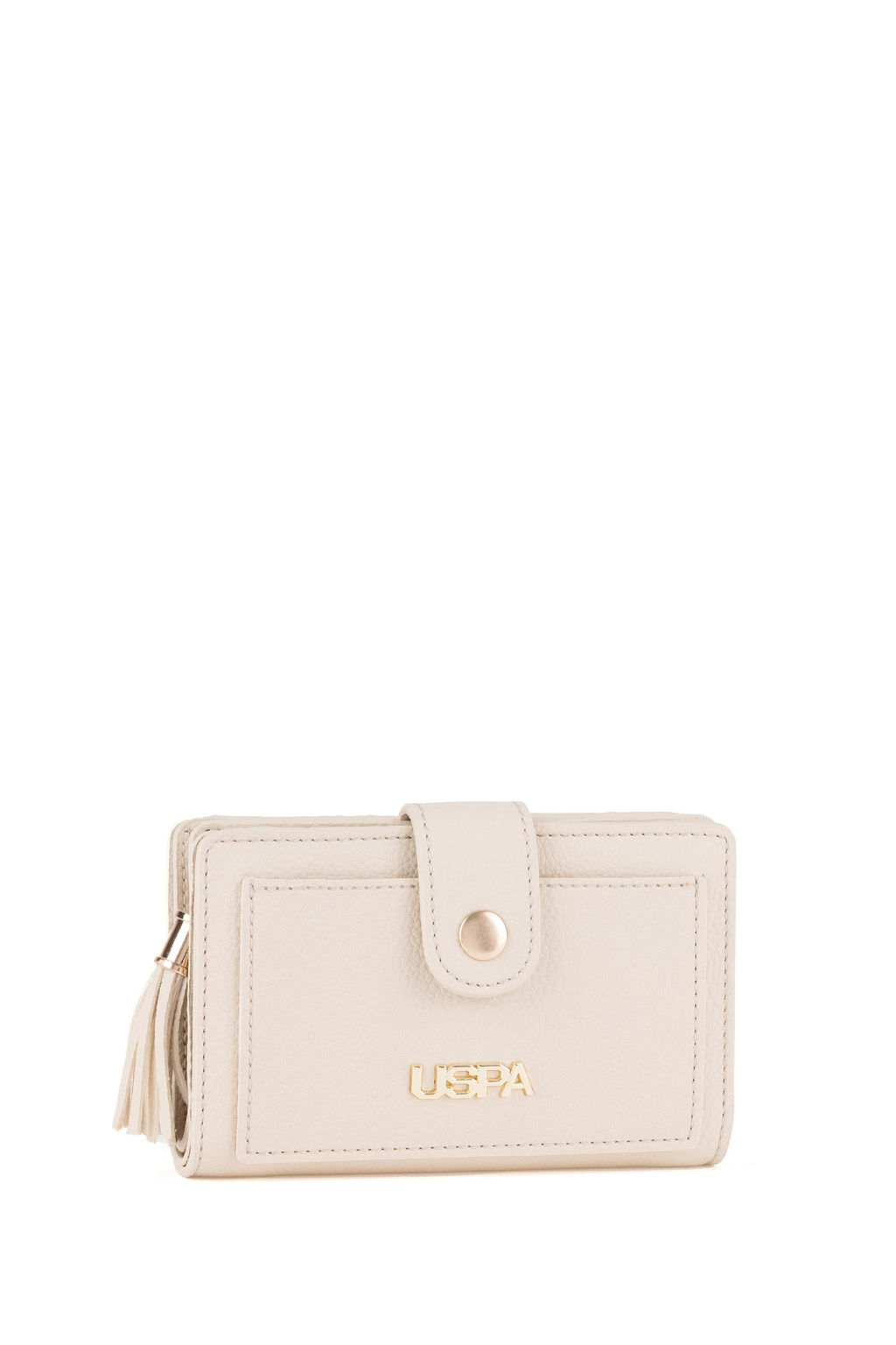 Женский кошелек цвета экрю - U.s. polo assn фото 2