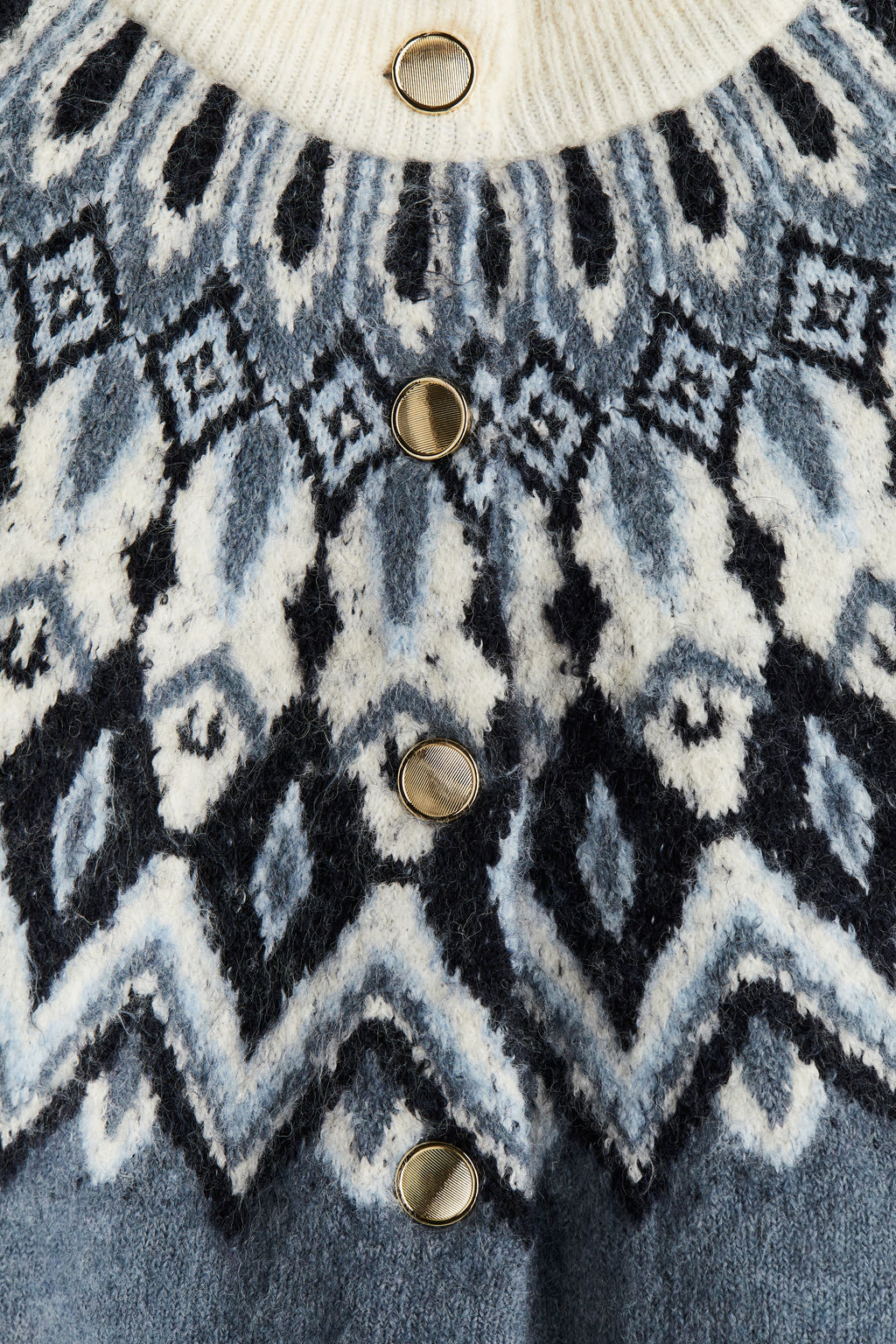 Cardigan en punto jacquard - H&m фото 9