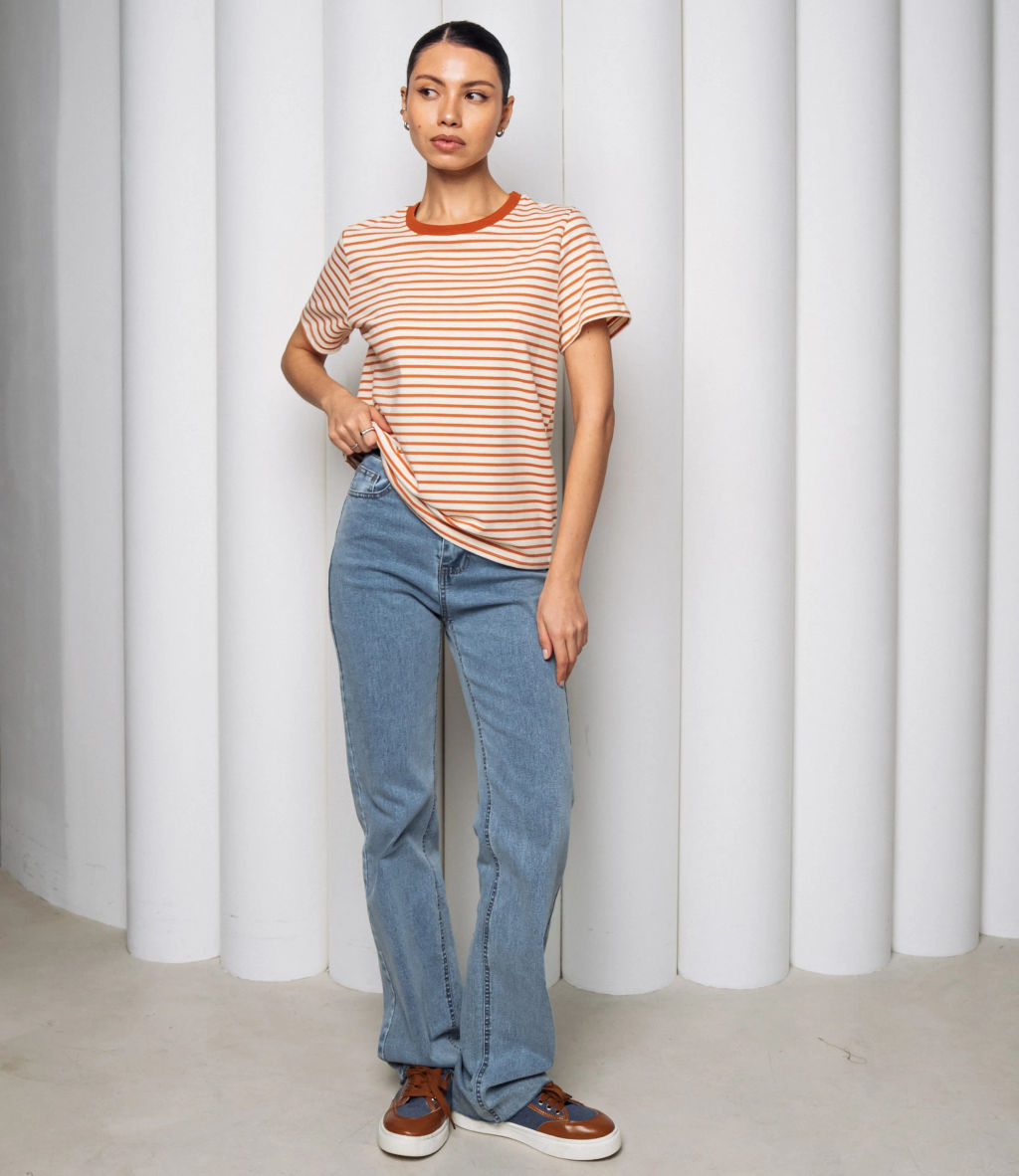 Футболка #КТ8355, терракотовый