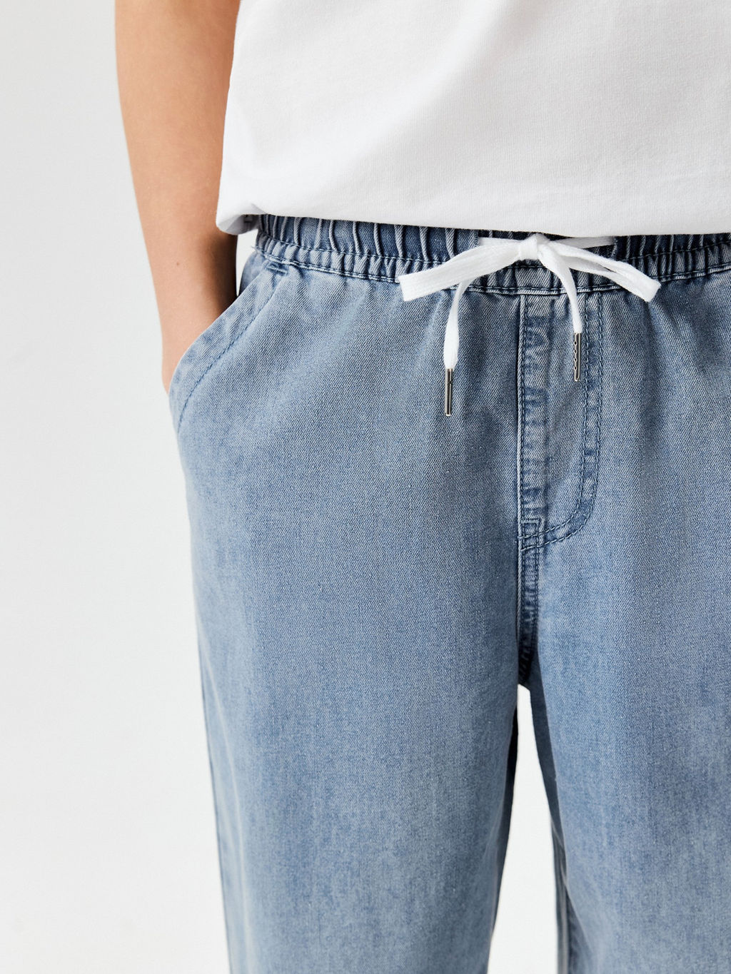 ACOOLA / Брюки джинсовые детские для мальчиков Iseo голубой  фото 5