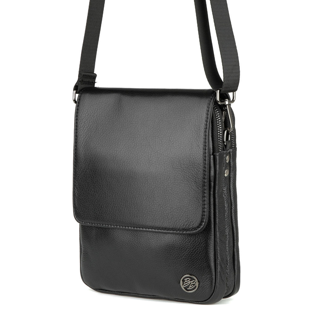 Мужская кожаная сумка - Barcelo biagi фото 2