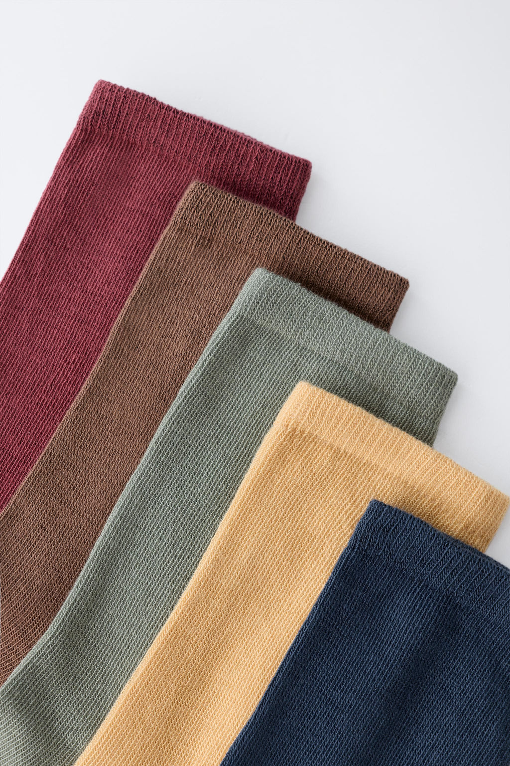 FIVE-PACK OF PLAIN LONG SOCKS - Zara фото 3