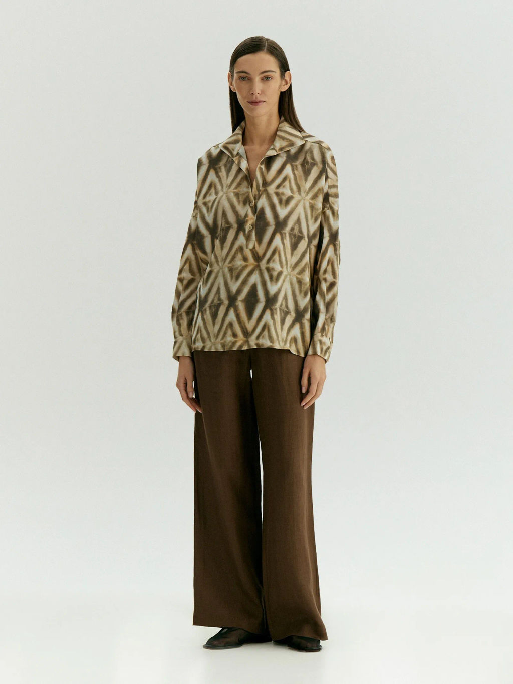 EMKA / Блузка из модала с принтом  фото 3