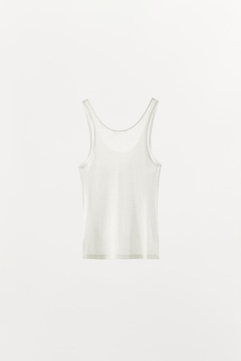 CAMISETA B?SICA TIRANTES / Blanco - Zara фото 4