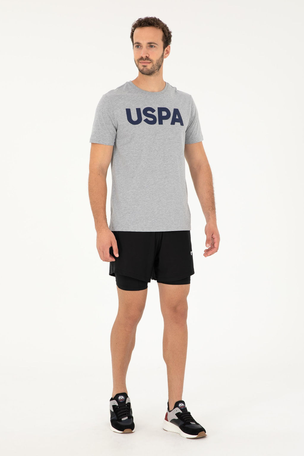 U. S. Polo Assn / Мужские черные трикотажные шорты - U.s. polo assn фото 3
