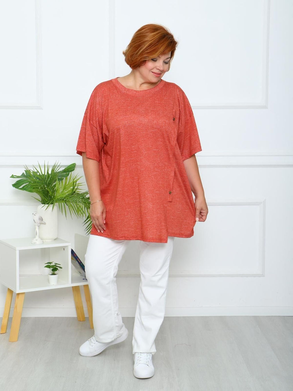 IV-CAPRIZ Фуксия - футболка терракотовый  фото 2
