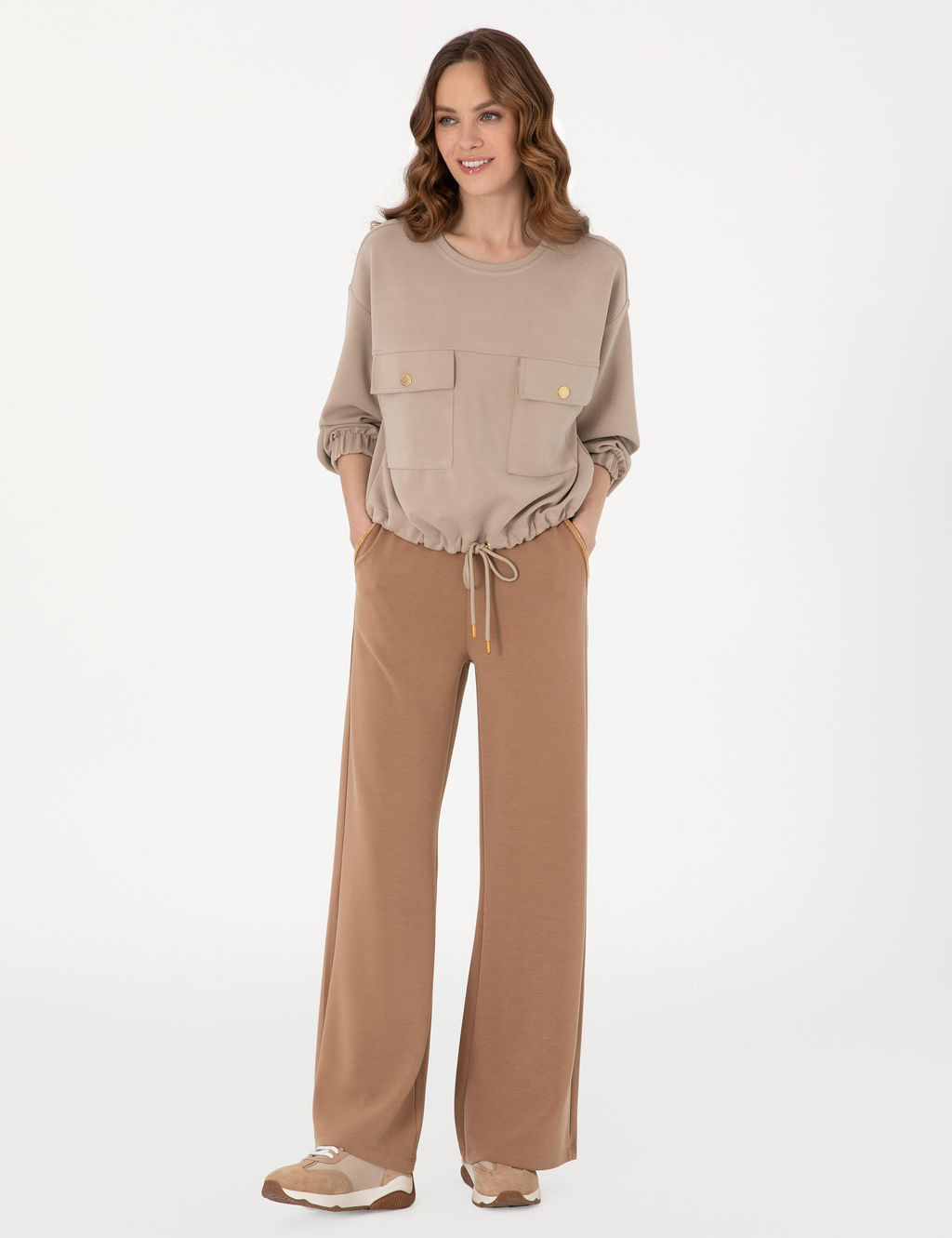 Kahverengi Flare Fit E_ofman Alt_