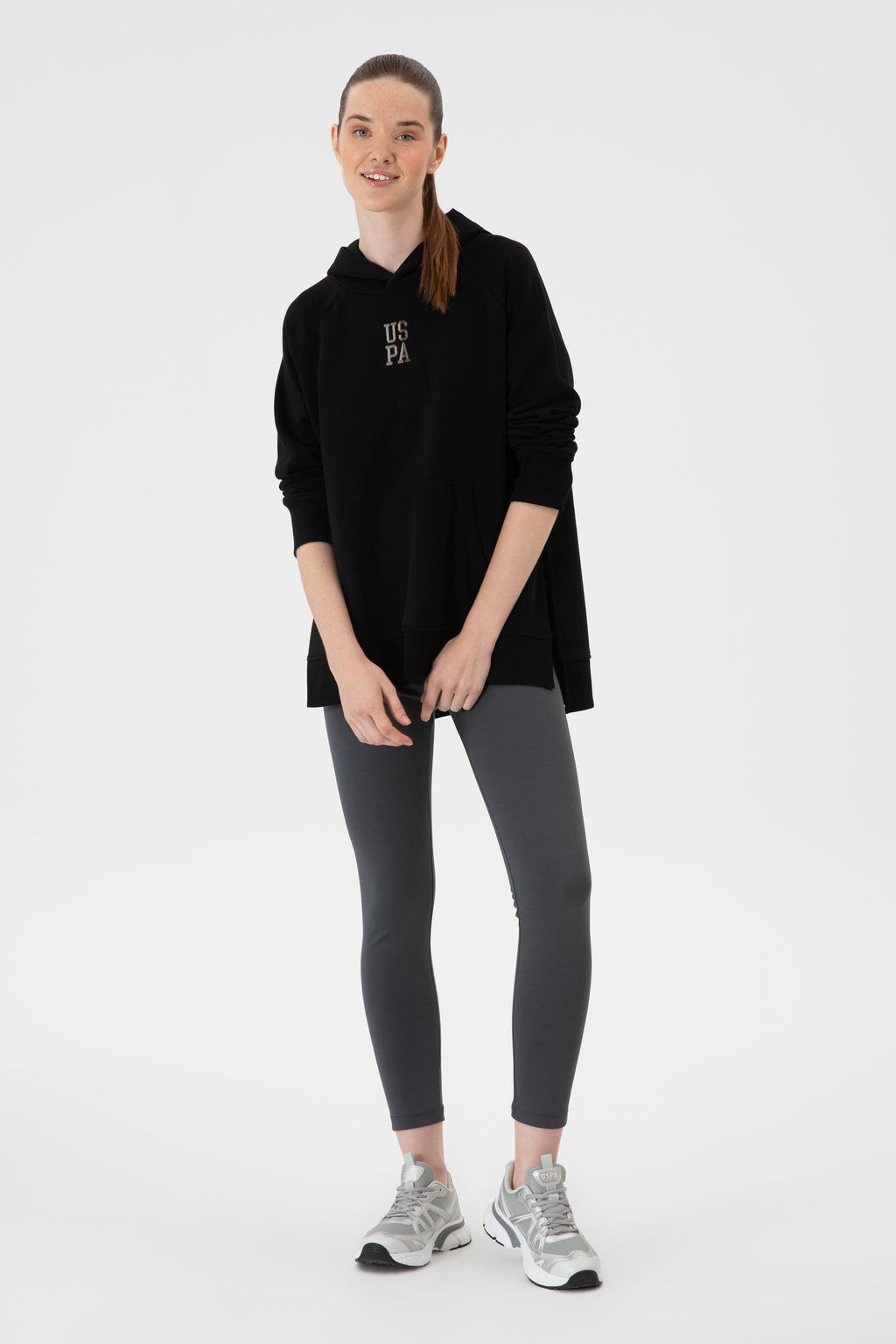 Kad_n Siyah Sweatshirt Sepette S_rpriz _ndirim - U.s. polo assn фото 4