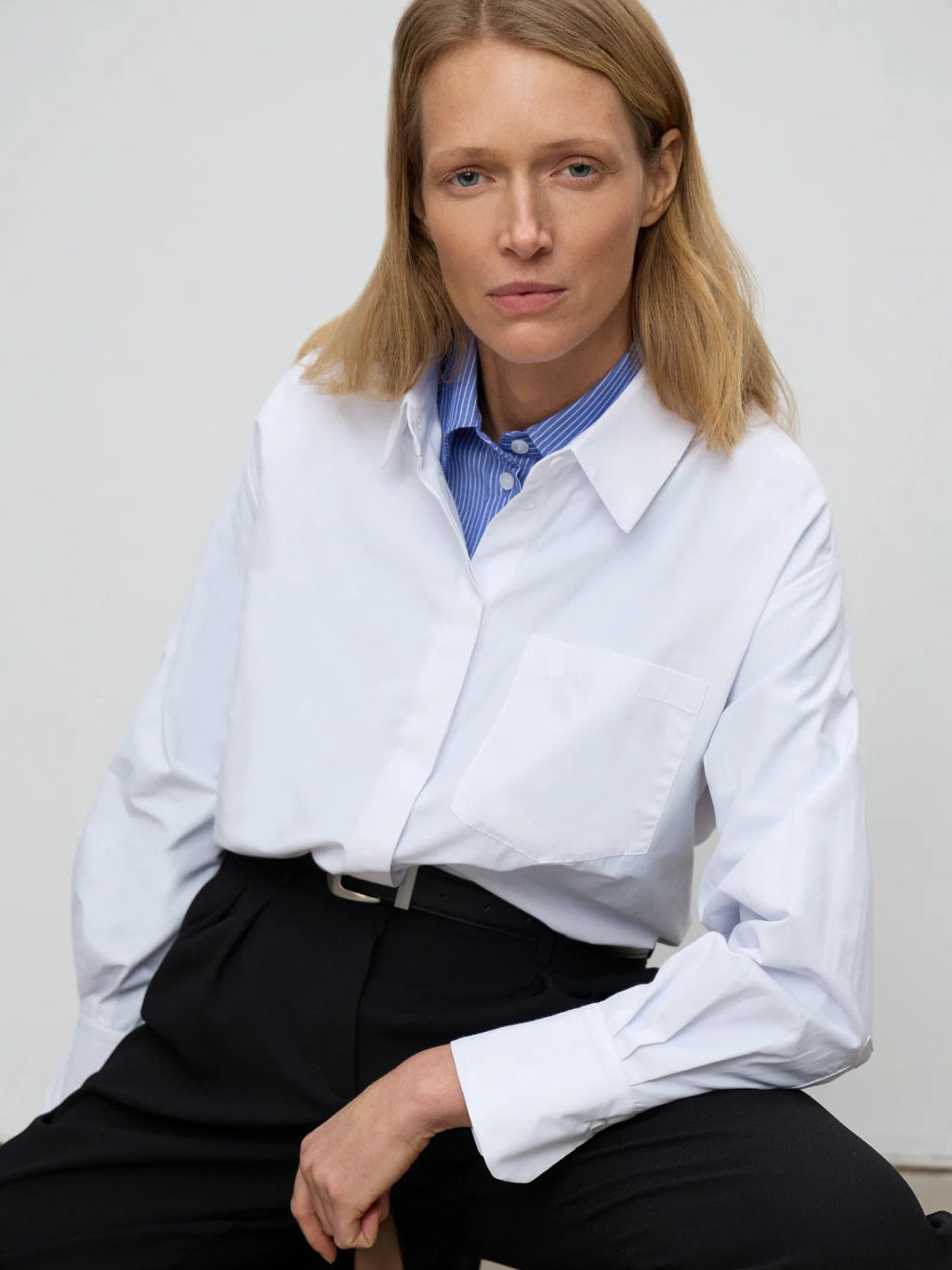 ЕМКА / Рубашка однотонная - Emka фото 3