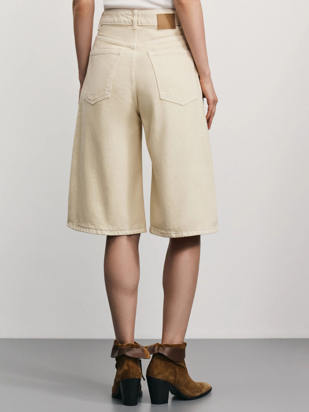 Джинсовые шорты бермуды / Zarina  фото 4