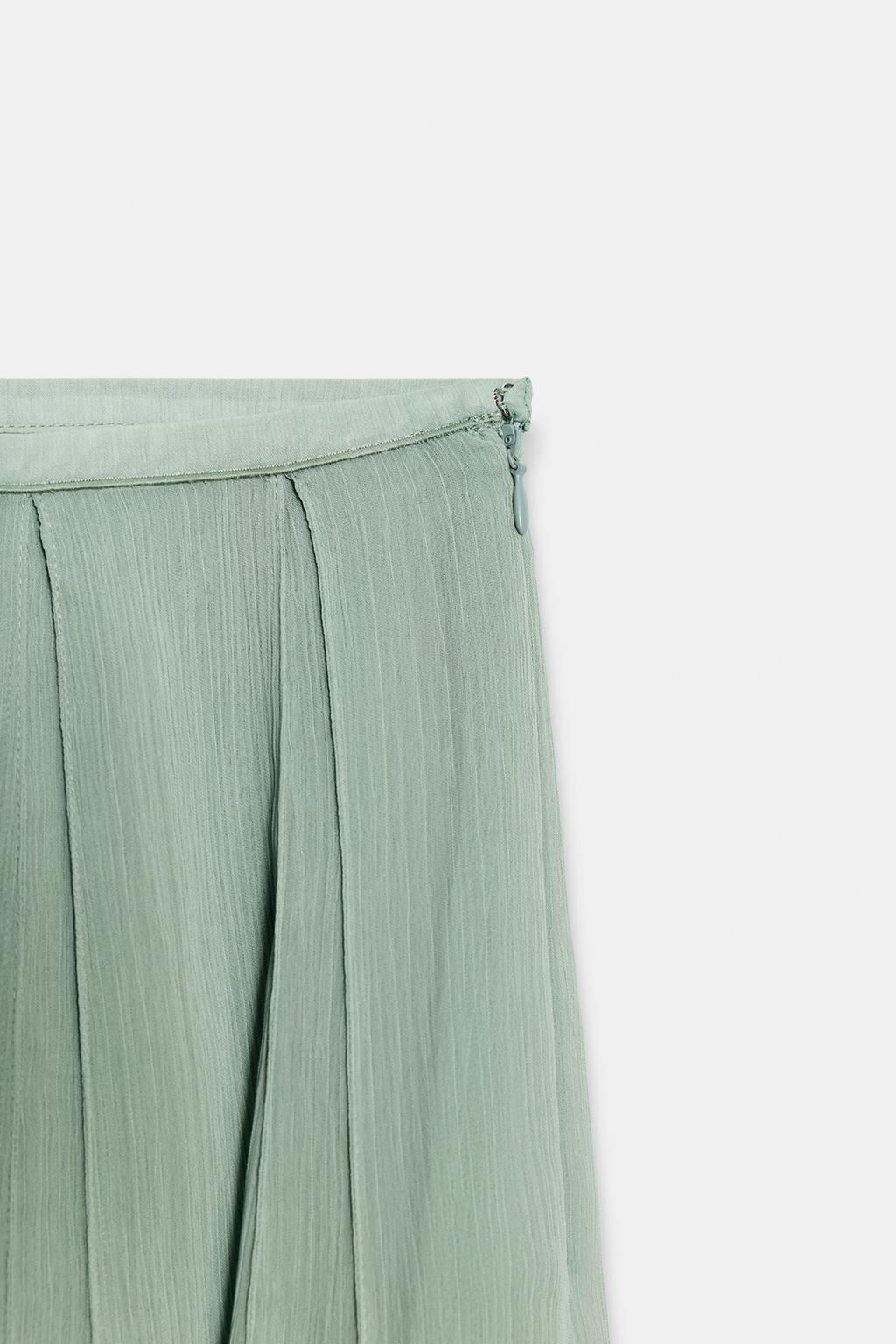 ZW COLLECTION MIDI SKIRT - Zara фото 10
