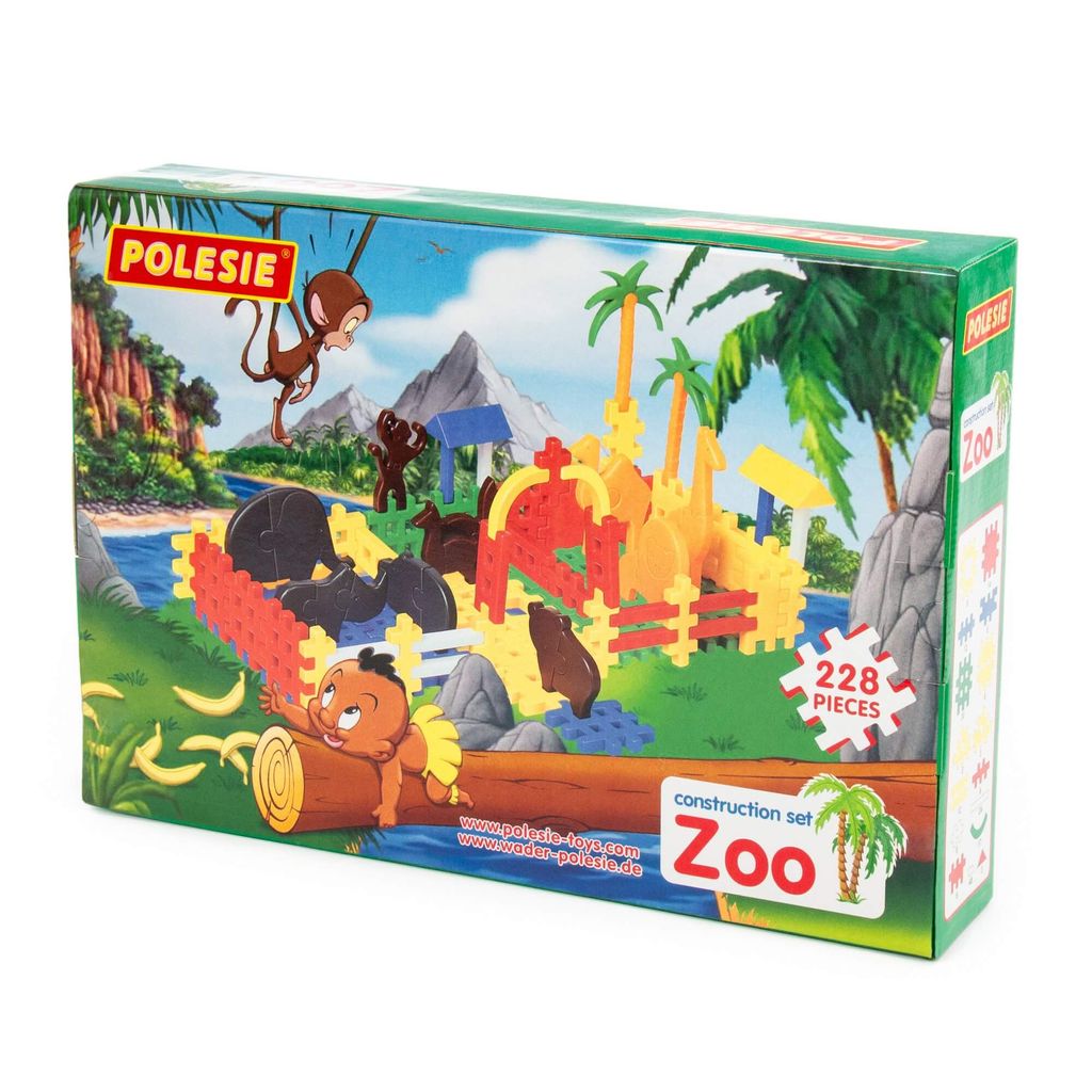 Конструктор Зоопарк (228 элементов) (в коробке) - Полесье фото 2