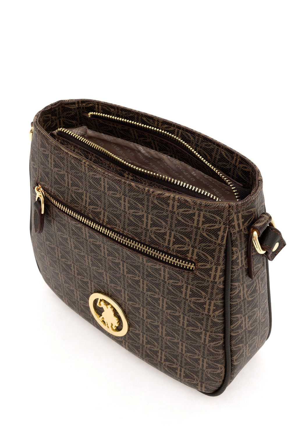 Женская коричневая сумка через плечо Неожиданная скидка в корзине - U.s. polo assn фото 7