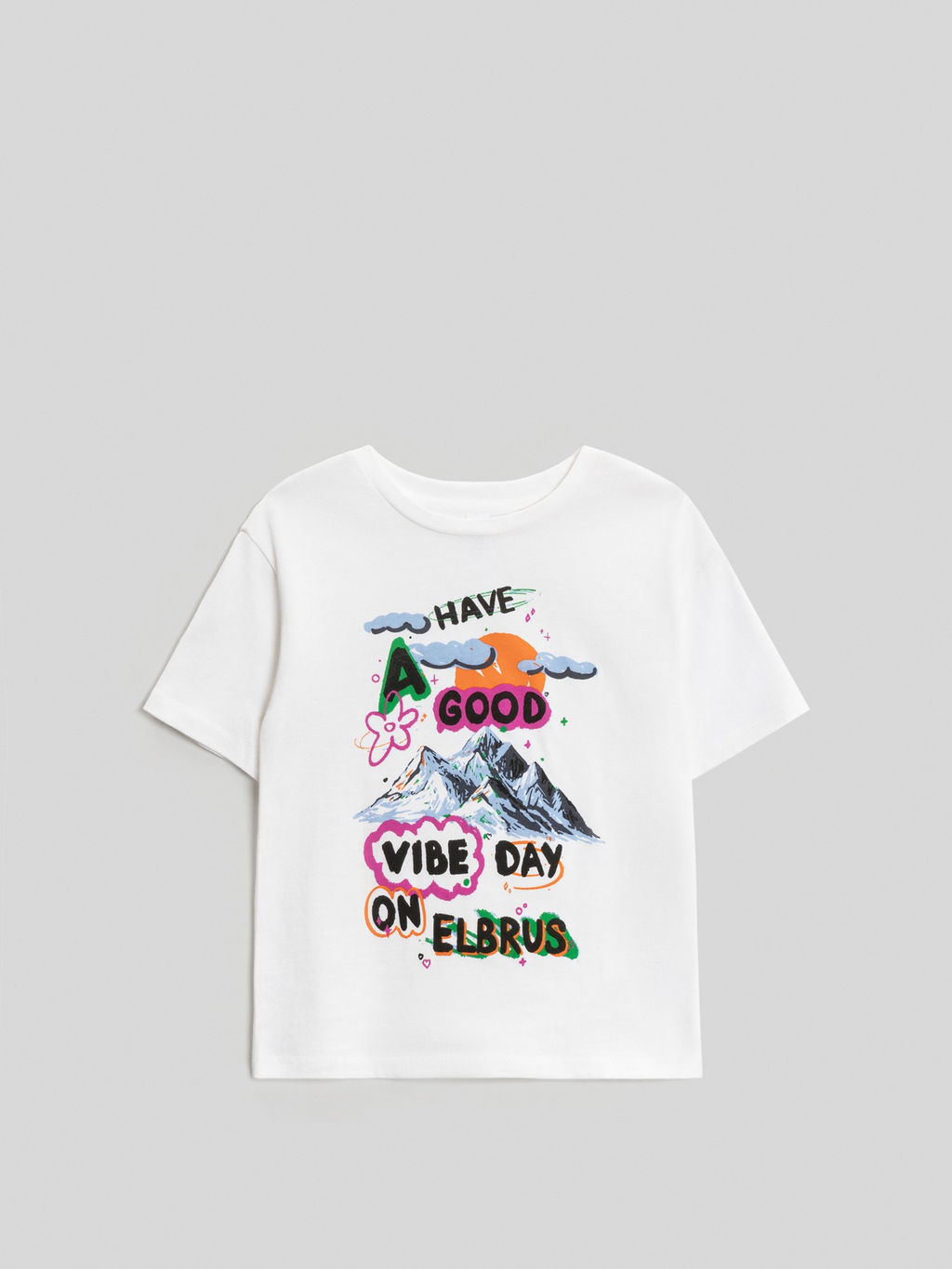 ACOOLA / Футболка детская для девочек Soroka белый