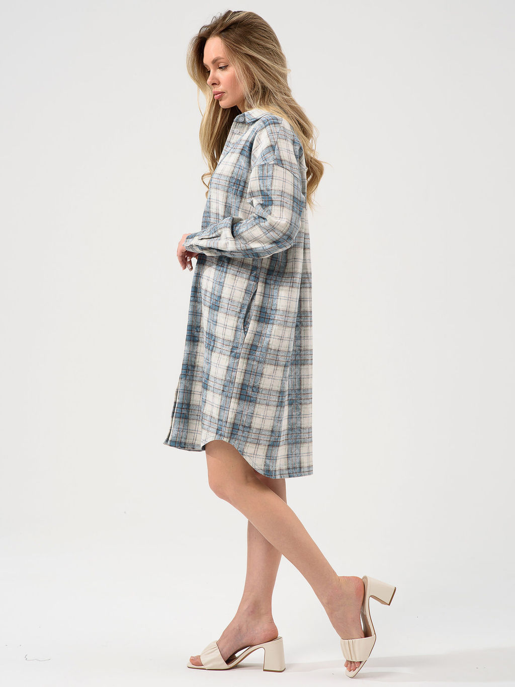 Халат фланель "Рубашка"