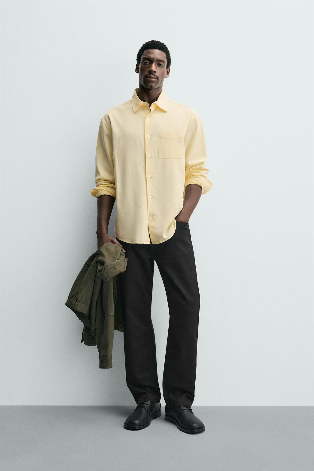 STRAIGHT-LEG TROUSERS - Zara фото 10