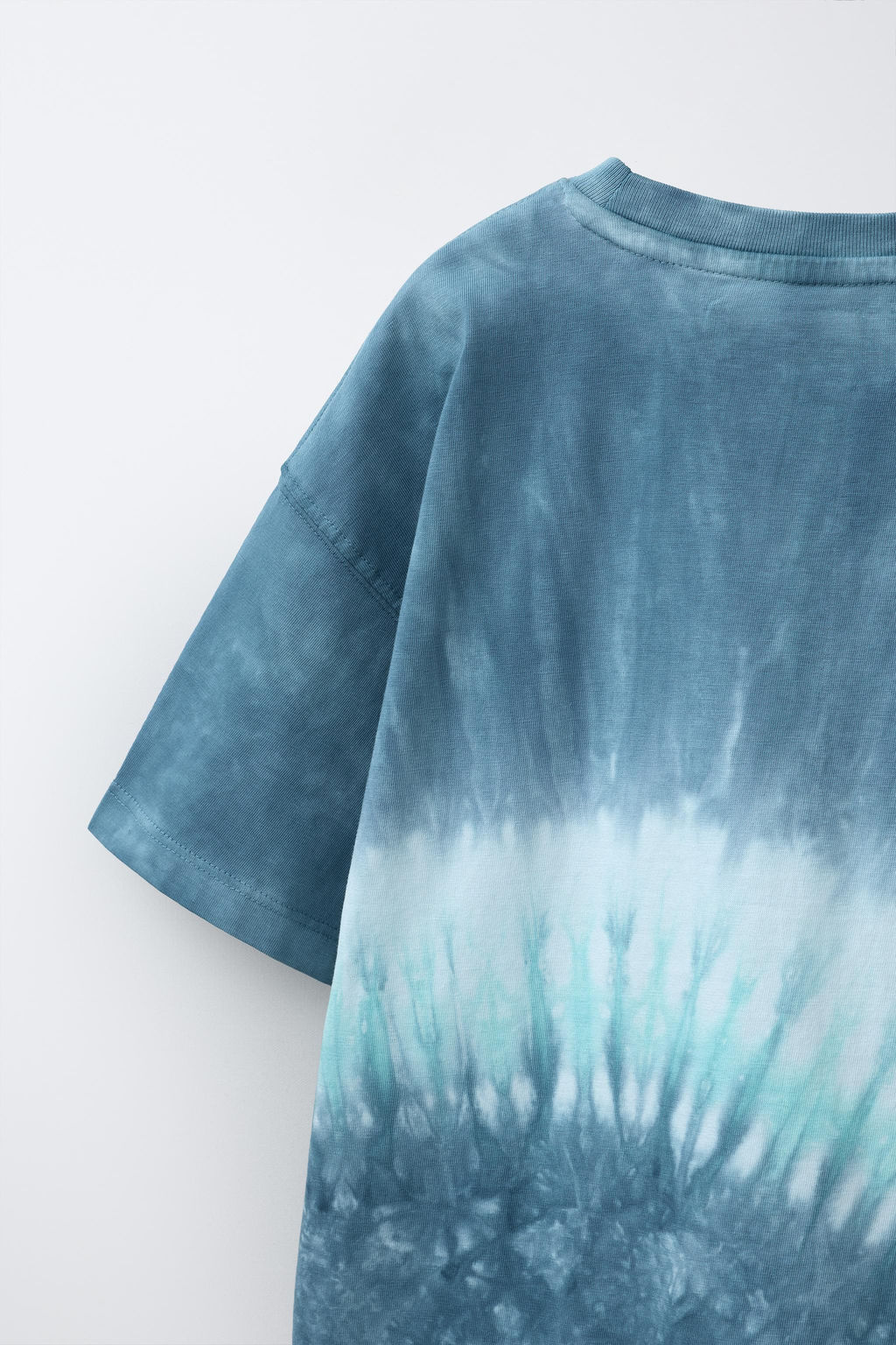 CAMISETA ESTAMPADO TIE DYE / Azul - Zara фото 4