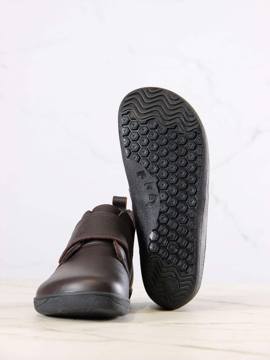 Босоногие ботинки 209.NATAbl.Темно-коричневый оттима/мех