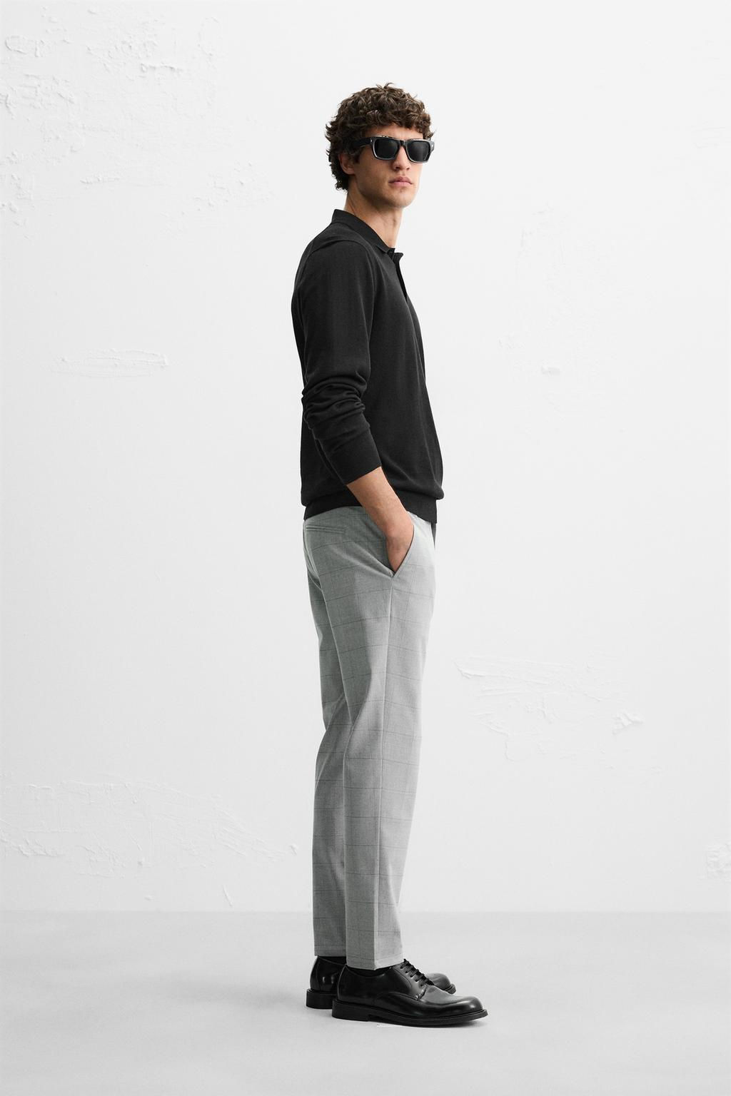 SLIM FIT COMFORT TROUSERS - Zara фото 40