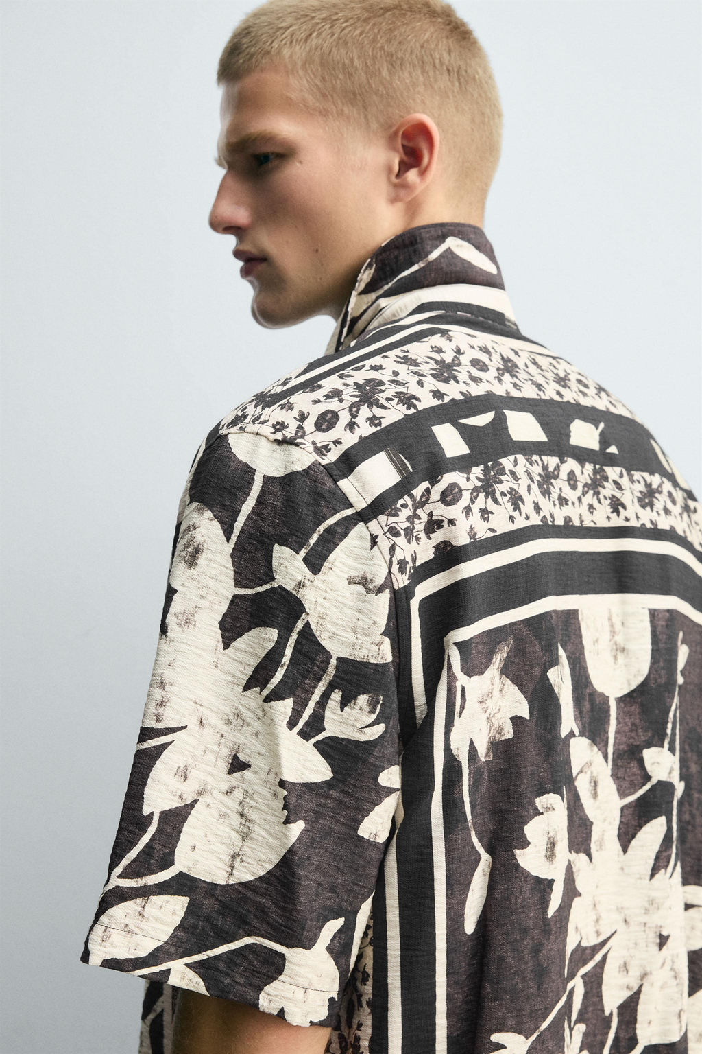 LEAF PRINT SHIRT - Zara фото 6