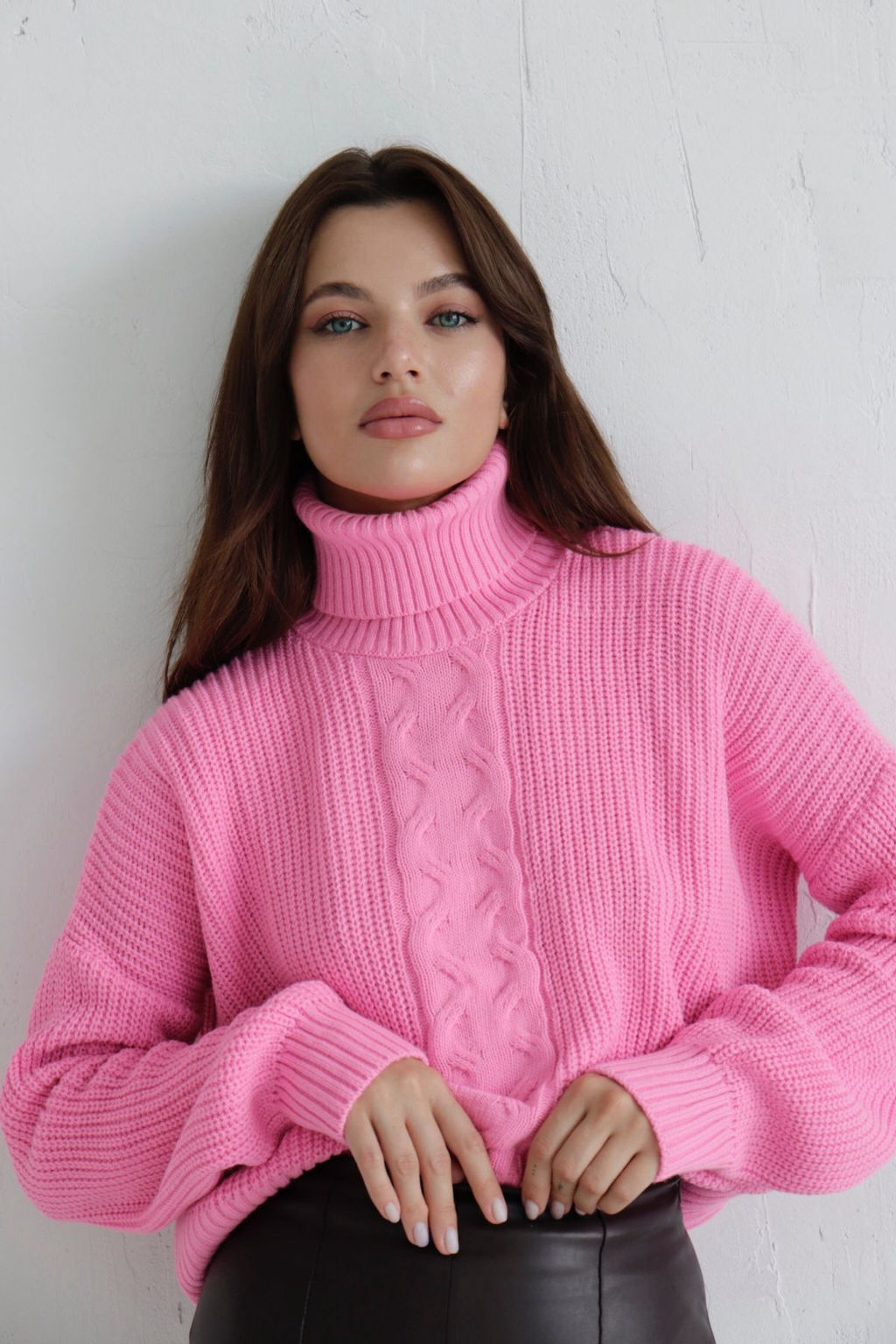 10209 Свитер короткий розовый - Martichelli фото 27