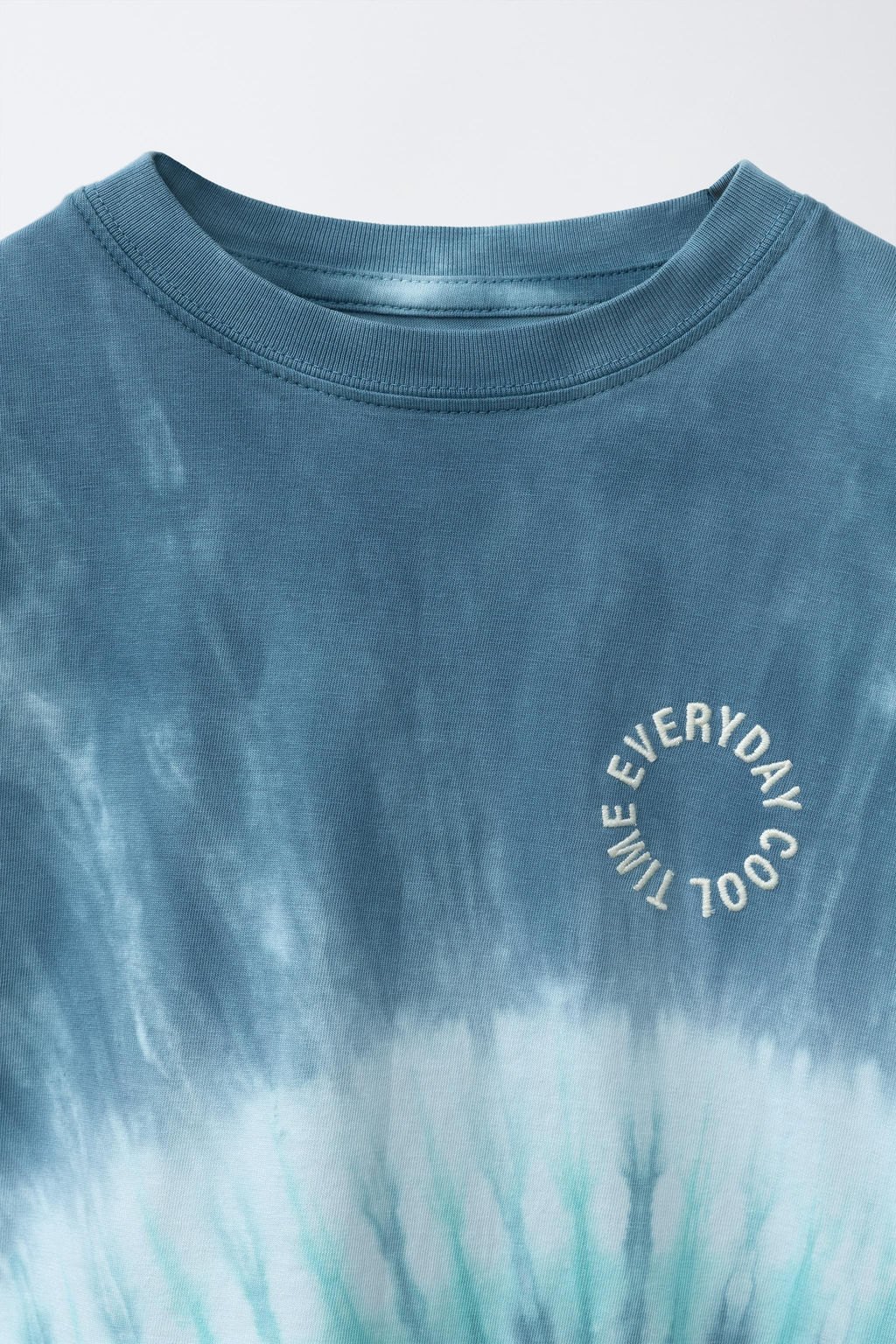 CAMISETA ESTAMPADO TIE DYE / Azul - Zara фото 3