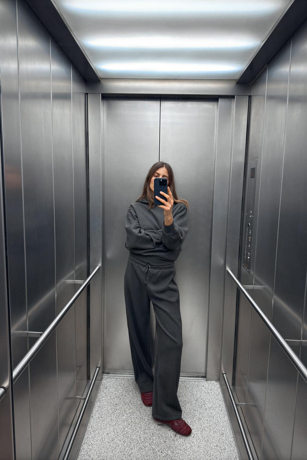 STRAIGHT PLUSH TROUSERS - Zara фото 8