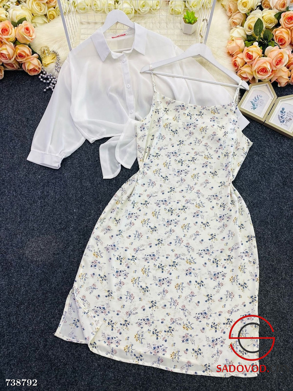 Женский летний сарафан с рубашкой - Bruno фото 4