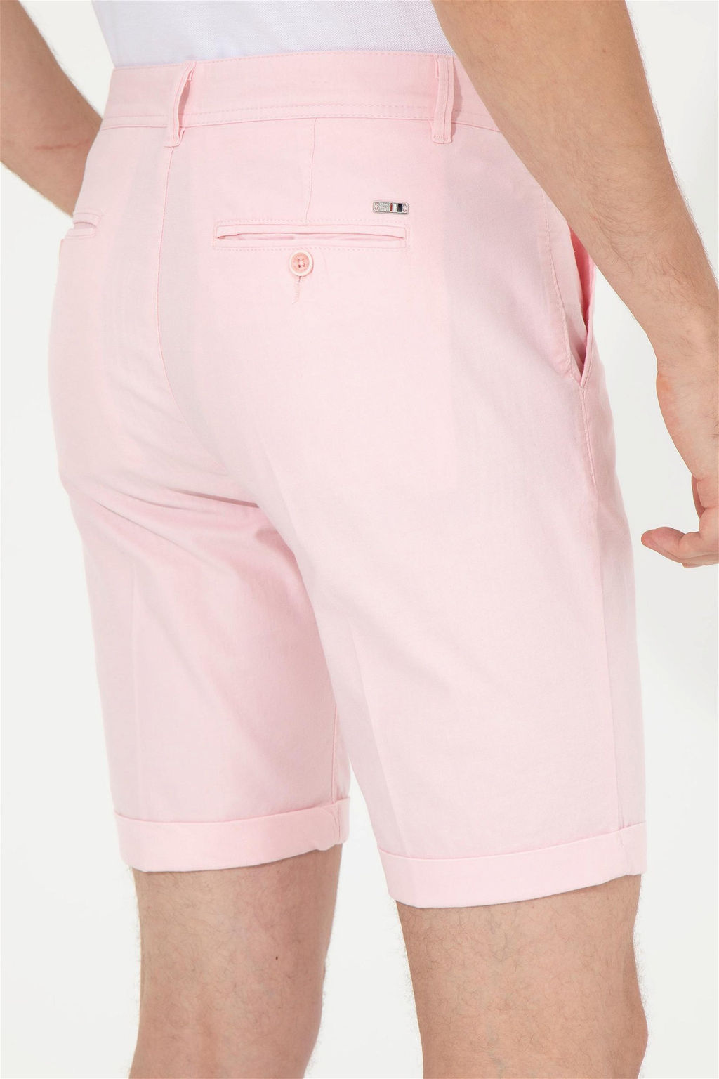 U. S. Polo Assn Мужские розовые тканые шорты - U.s. polo assn фото 14