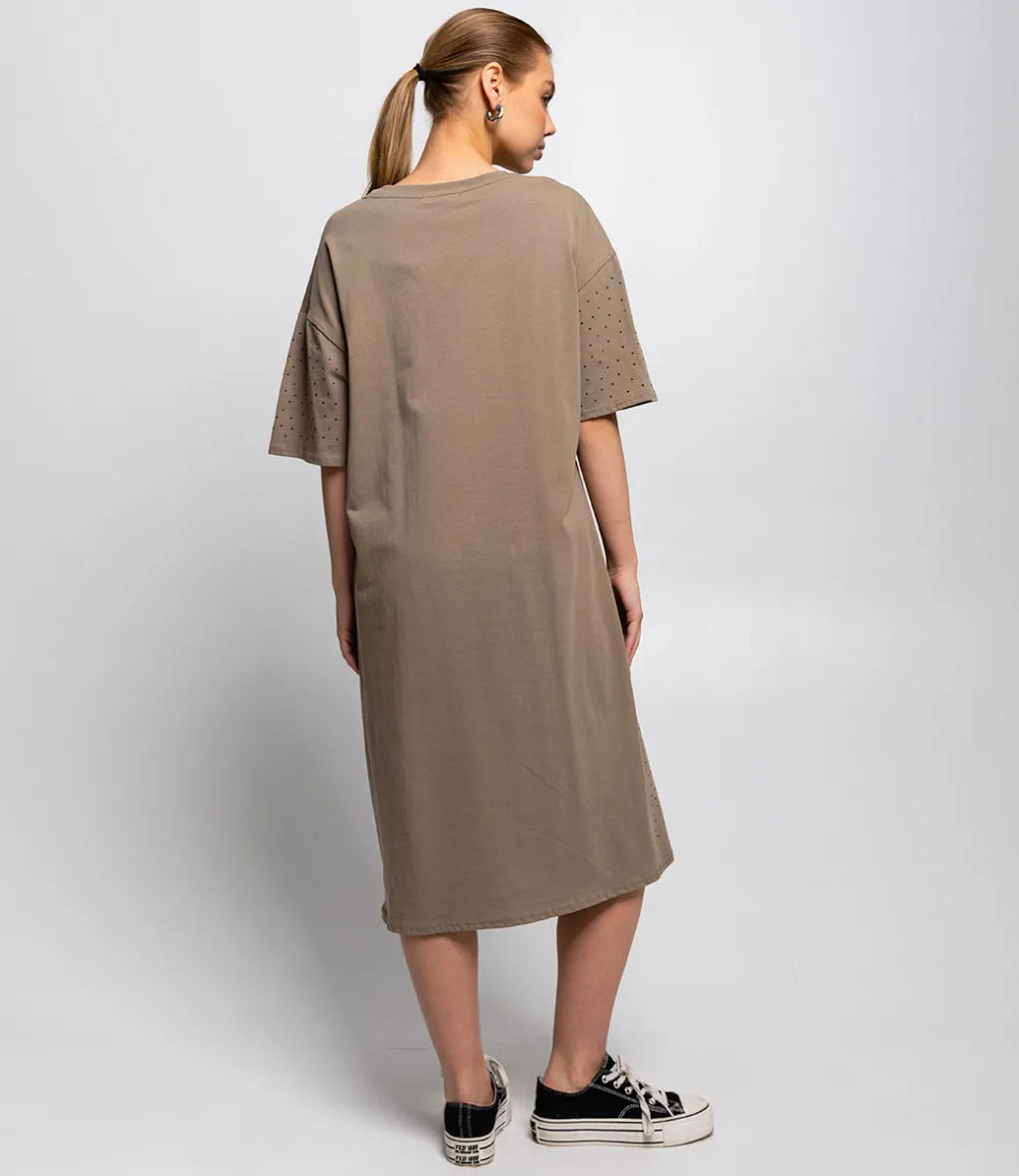 Платье #КТ12012, хаки