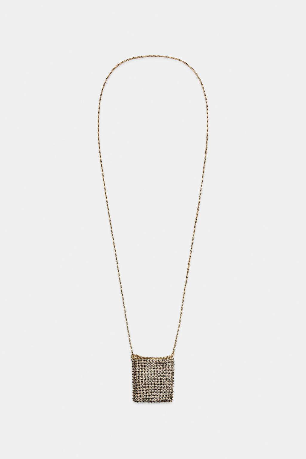 RHINESTONE BAG NECKLACE - Zara фото 2