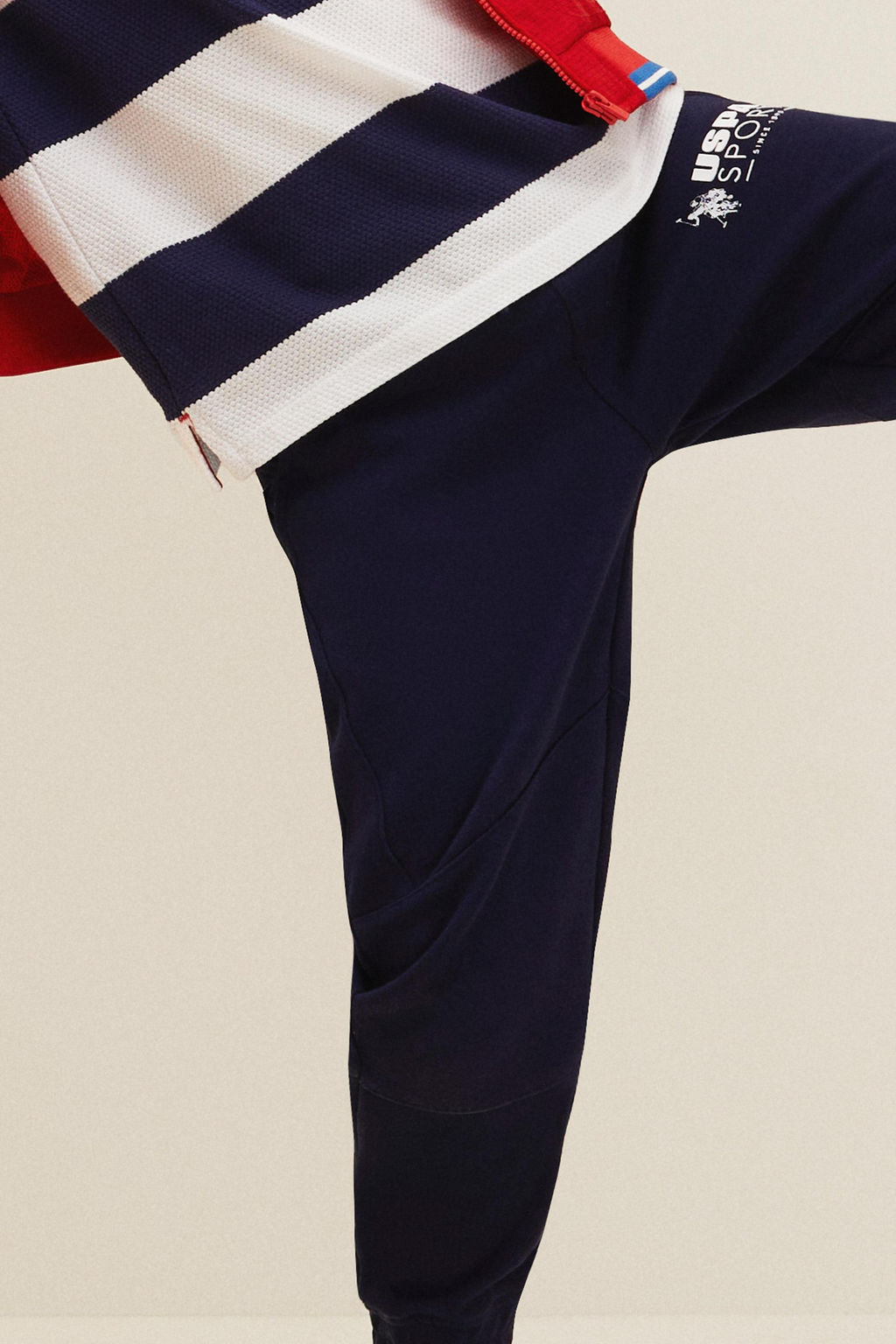 Темно-синие спортивные штаны для мальчика - U.s. polo assn фото 6
