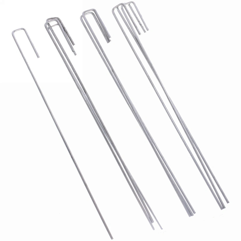 Цена за 2 шт. Скоба Г-образная для крепления укрывного материала и пленки h-30см (1ком=10шт)