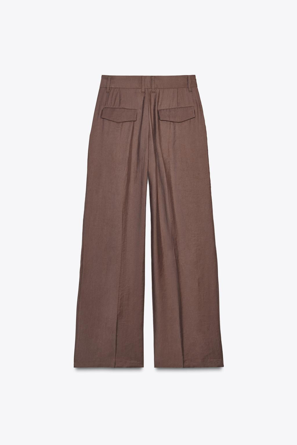 DOUBLE PLEAT TROUSERS WITH FLAPS - Zara фото 11
