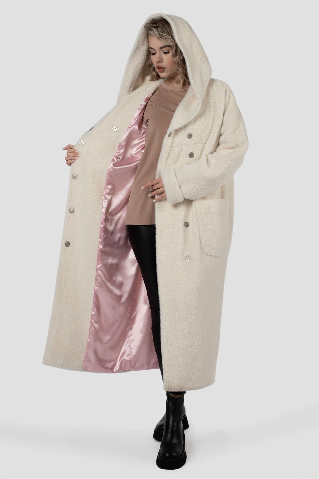 01-11965 Пальто женское демисезонное - El podio фото 3