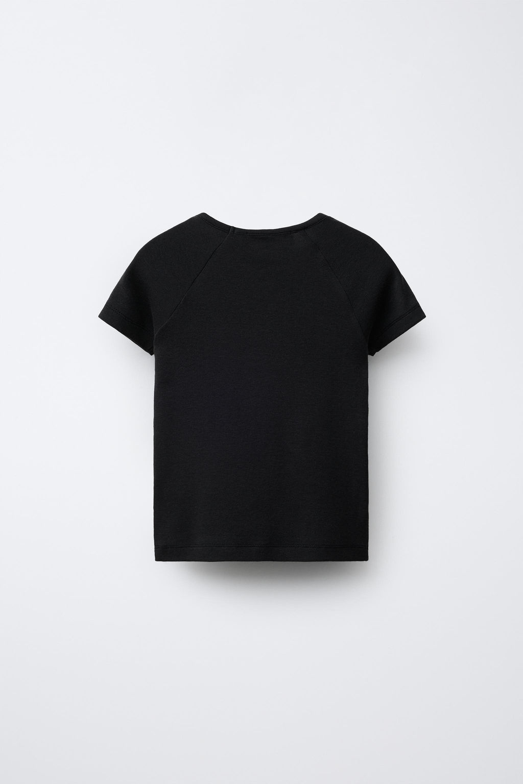CAMISETA MANGA RANGL?N CON MODAL / Antracita oscuro - Zara фото 2