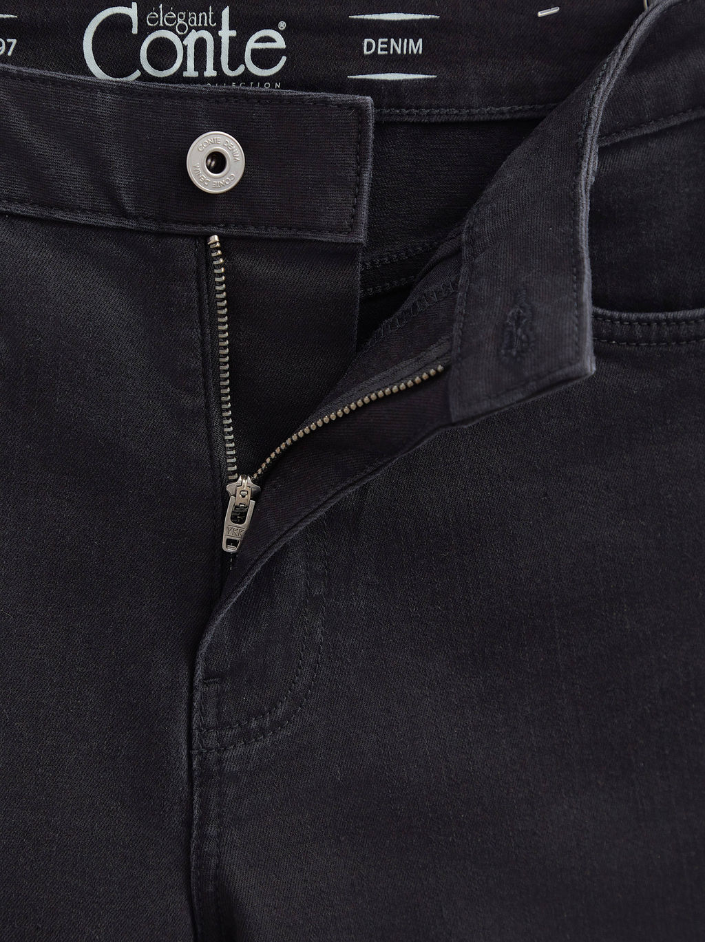 CONTE CON-670 Классические черные джинсы skinny из eco-friendly денима black - Conte elegant фото 11