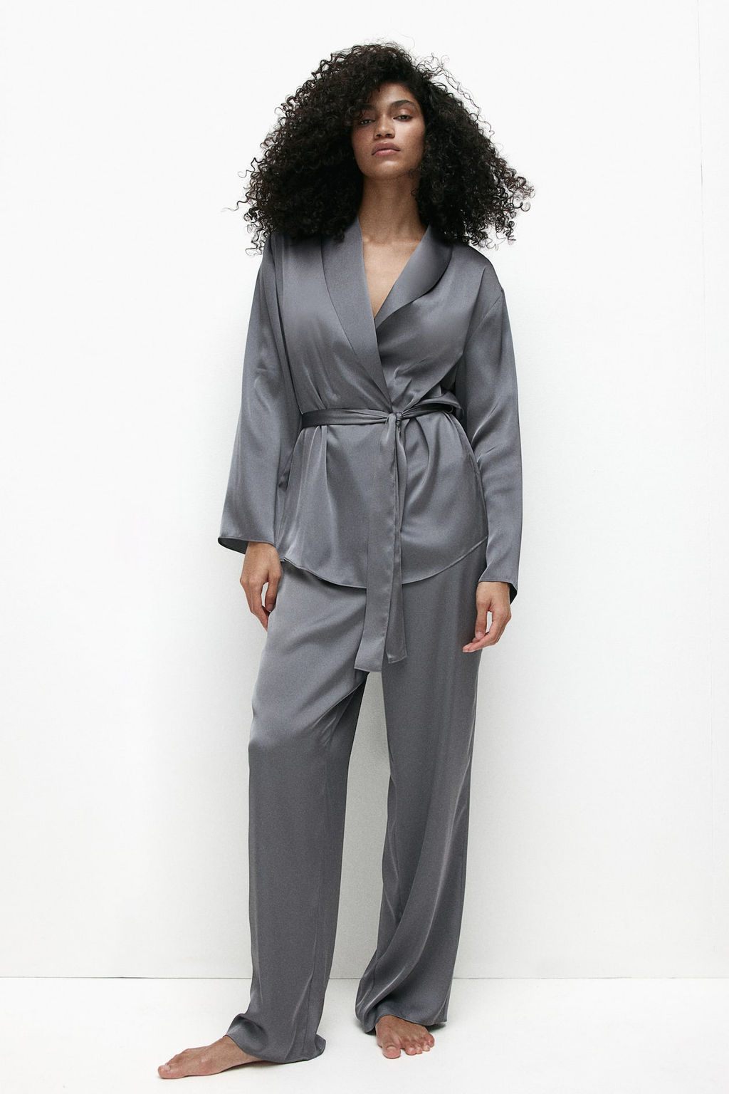 Pijama de saten - H&m фото 2