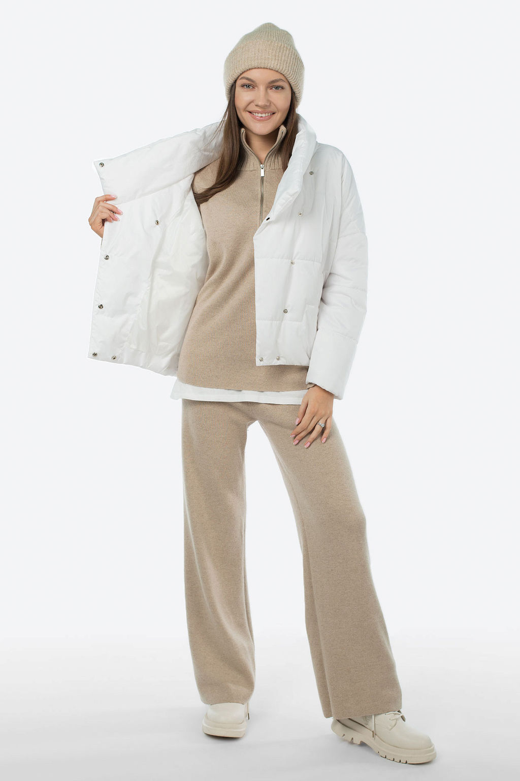 04-2854 Куртка женская демисезонная (G-loft 100) - El podio фото 2