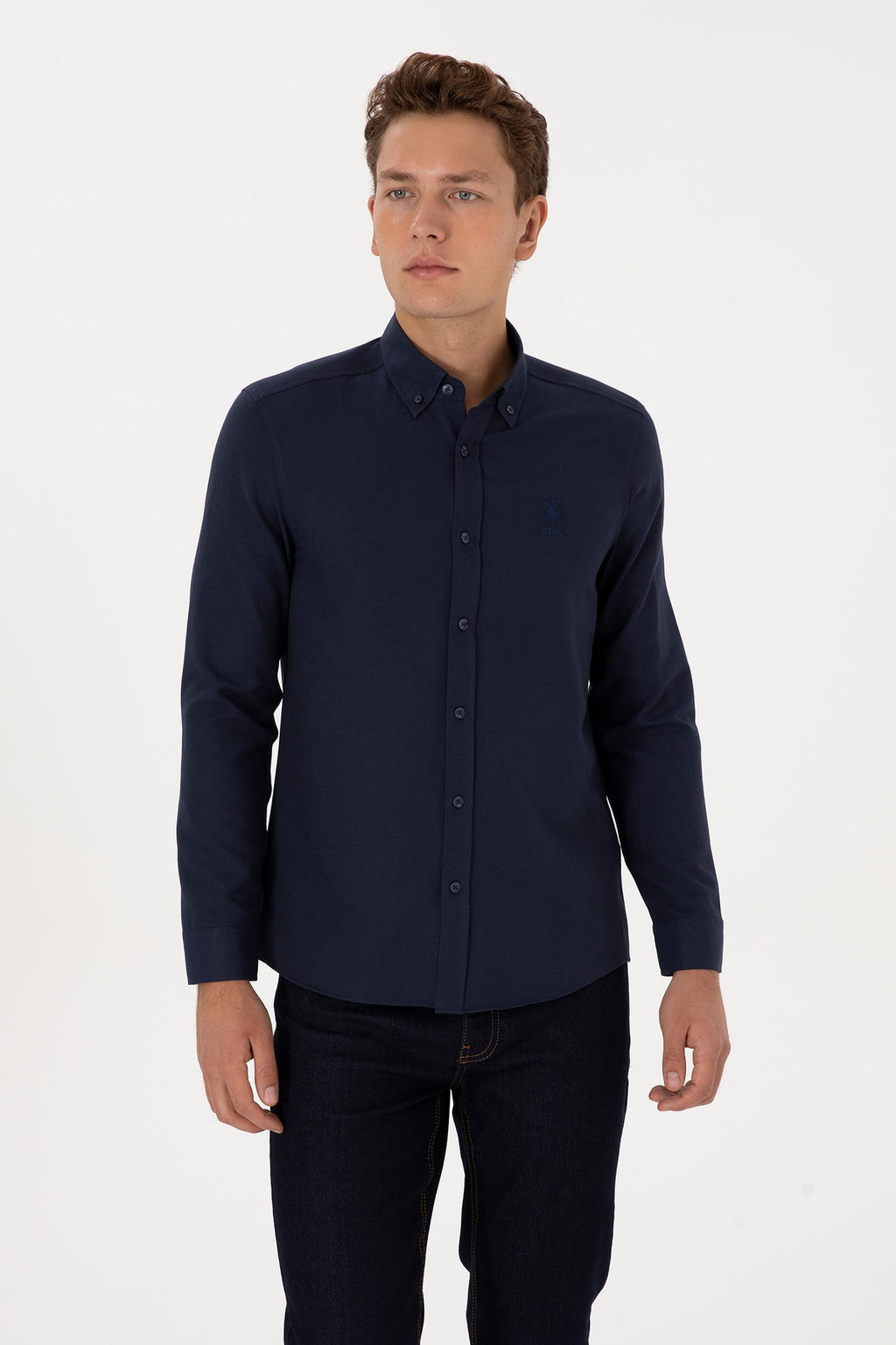 Erkek Lacivert Uzun Kollu Basic G_mlek - U.s. polo assn фото 3