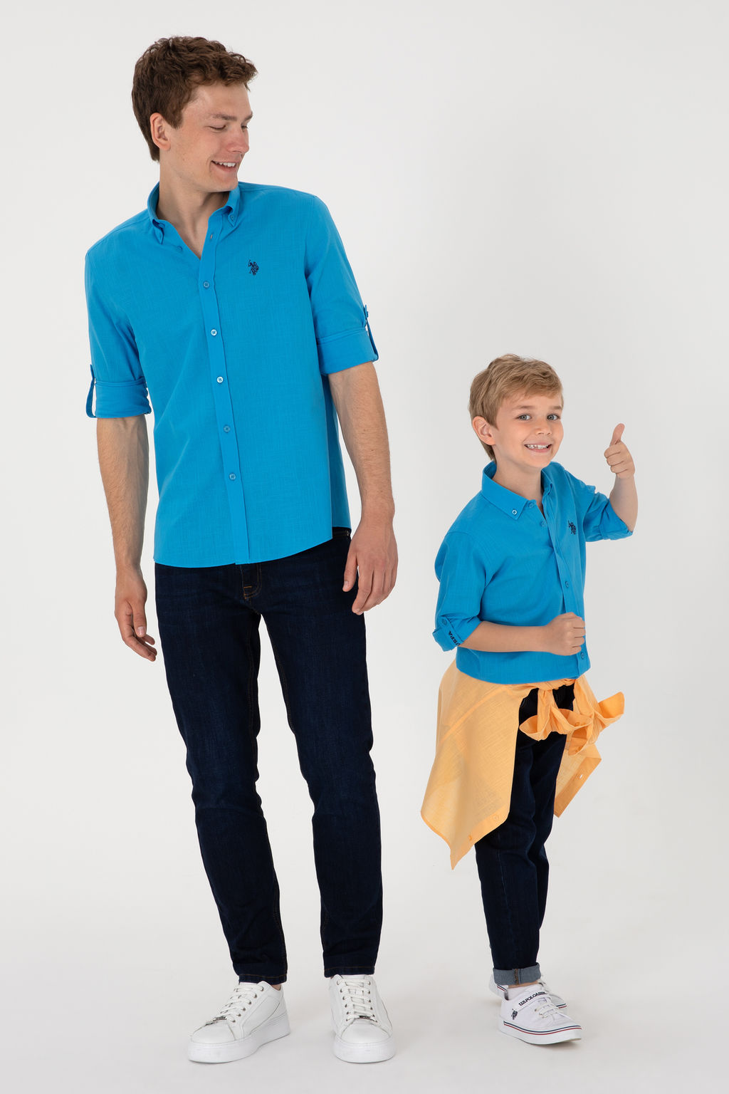 Erkek Гocuk Aqua Uzun Kollu Basic GГmlek - U.s. polo assn фото 2