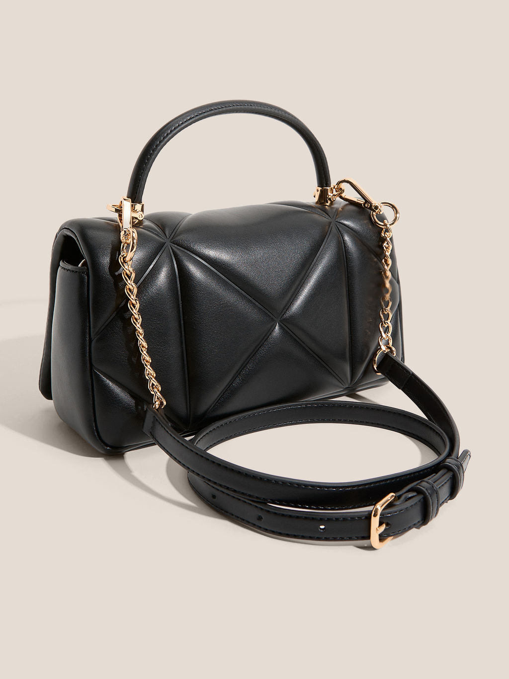 Женская сумка с ручкой LOVE MOSCHINO EMBOSSED Q Артикул 4561078, черный  фото 3