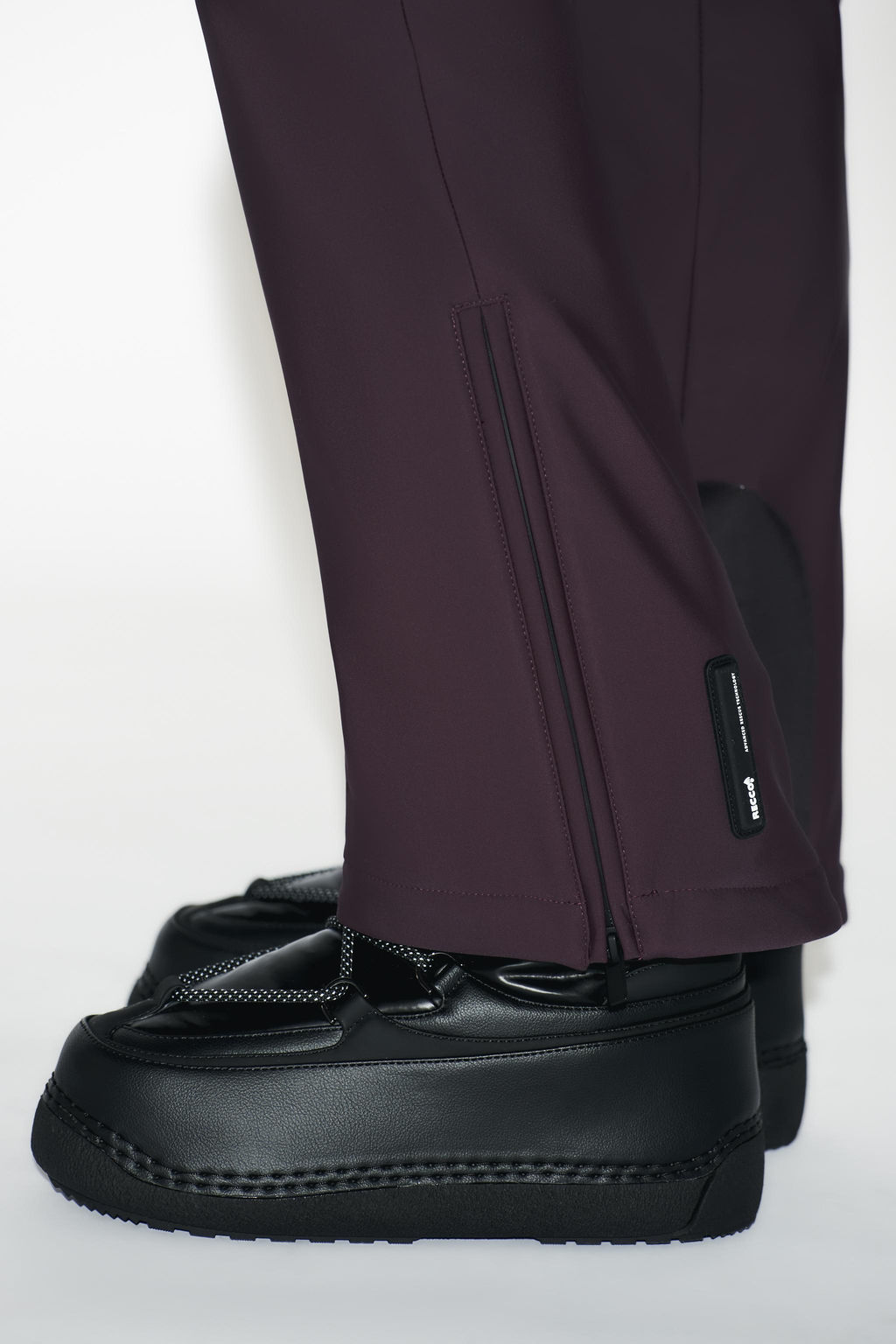 PANTAL?N FLARE WATER RESISTANT WINDPROOF RECCO® TECHNOLOGY SKI COLLECTION / Burgundy - Zara фото 7