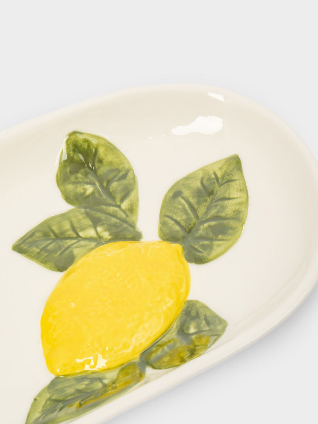 Блюдо, 32х16 см, фарфор P, овальное, молочное, Лимон, Limoncello - Anna lafarg фото 7