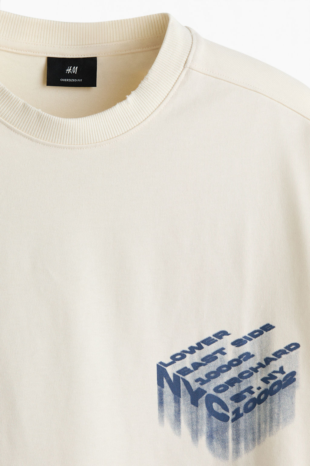 Camiseta estampada de punto Oversized Fit - H&m фото 6
