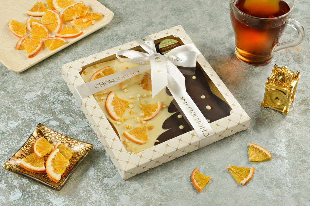 Шоколад темный с украшением Шоколадный дуэт 200 гр - Chokodelika фото 4