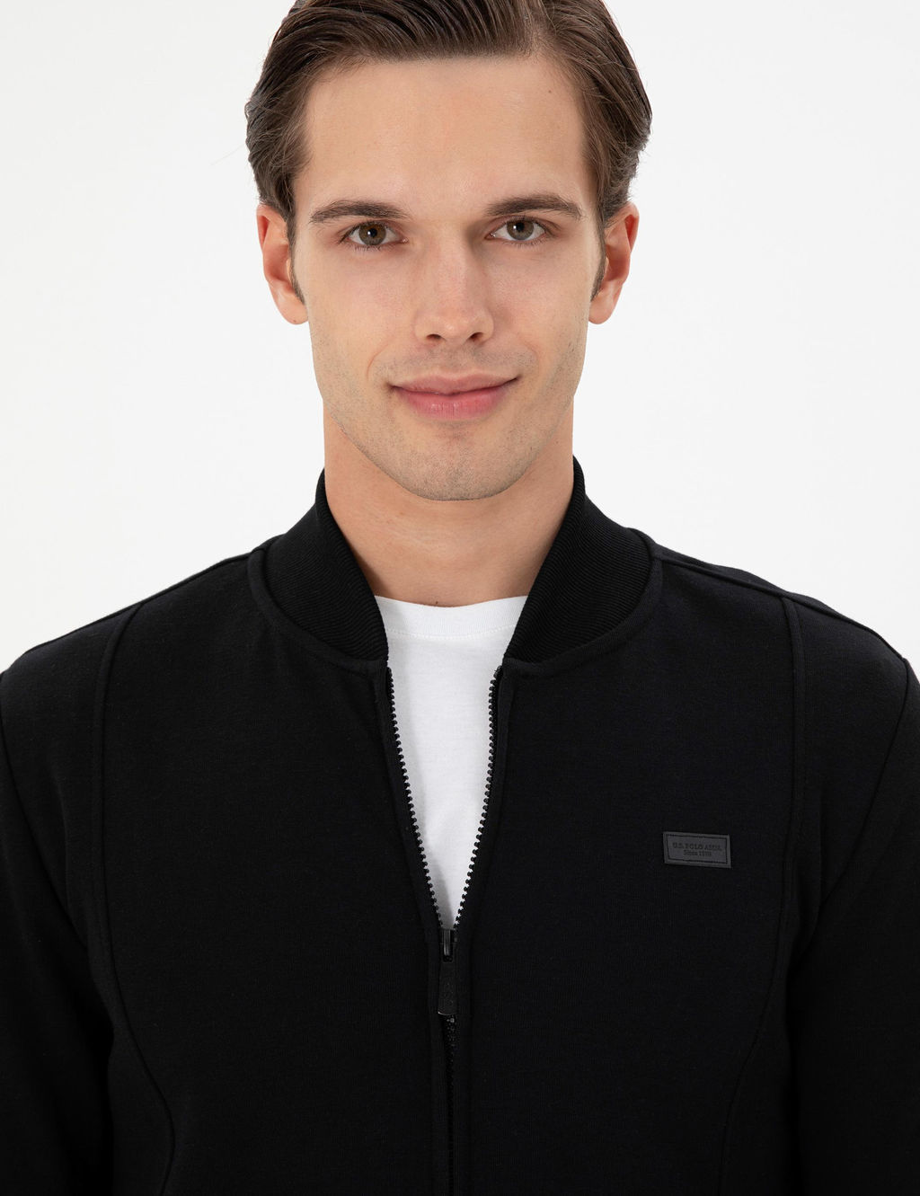 Мужской черный вязаный кардиган Неожиданная скидка в корзине - U.s. polo assn фото 2