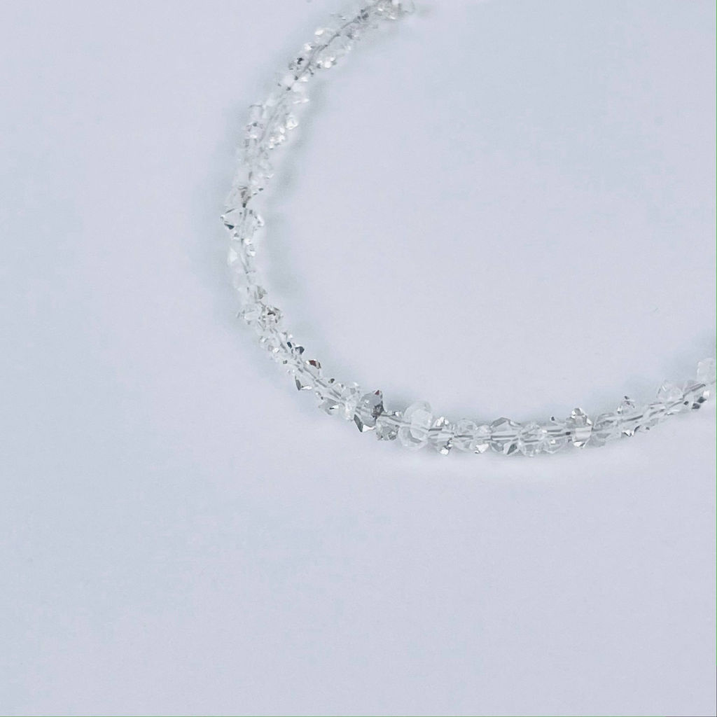 Браслет из Херкимерского кварца 16,5 см +