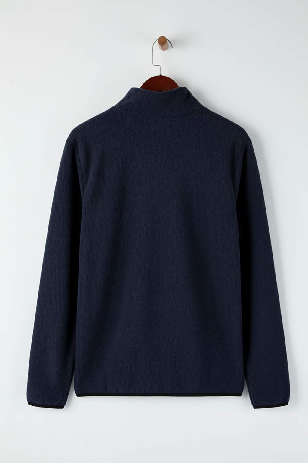 Siyah Regular/Normal Kesim Dik Yaka Fermuarl? Dikis Detayl? Polar Sweatshirt TMNAW26SW00036 - Trendyolmilla фото 8
