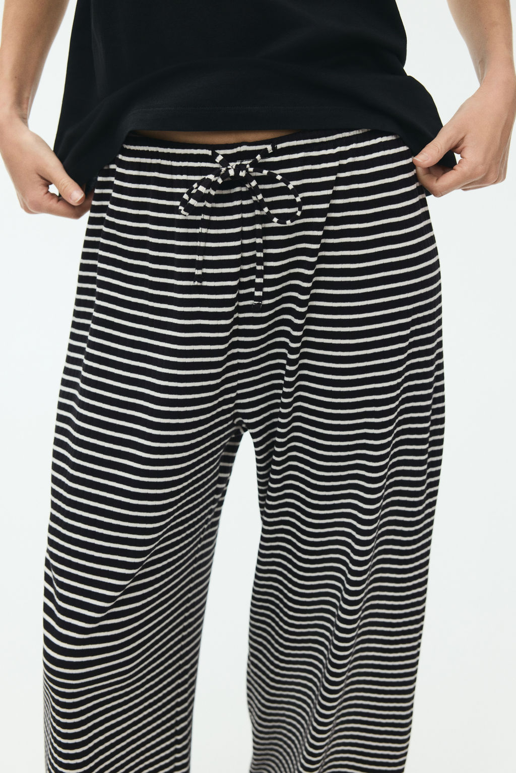 Pantal?n de canal? con cord?n de ajuste - H&m фото 10